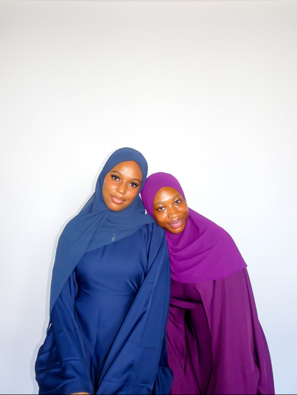Indigo Batwing Abaya