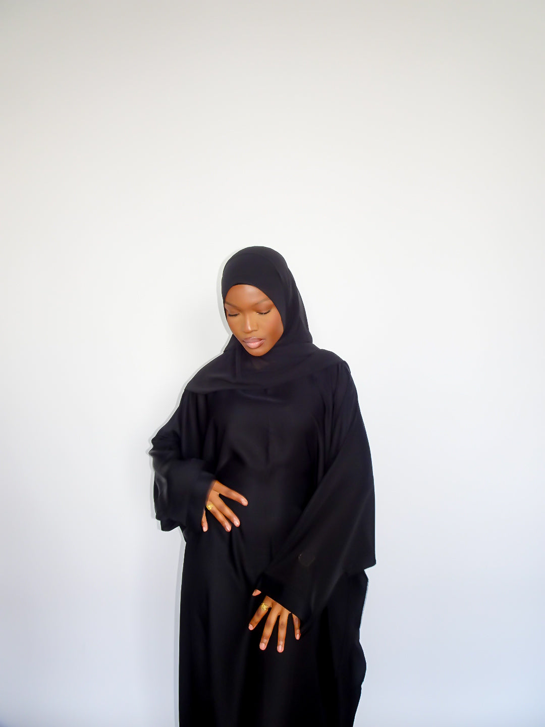 Midnight Batwing Abaya