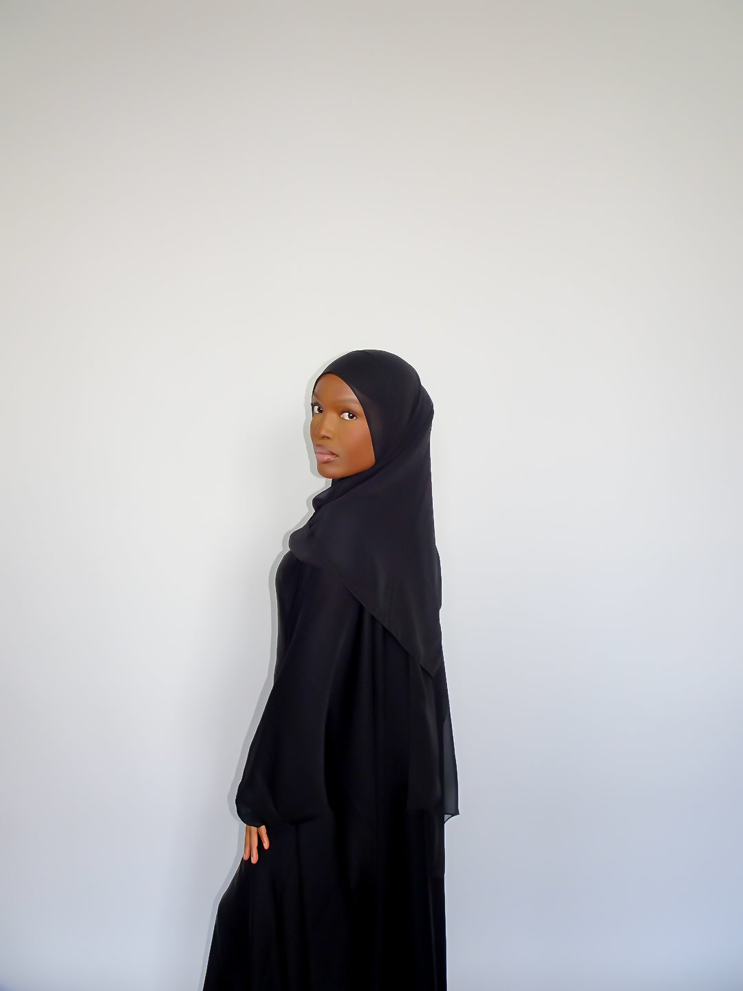 Midnight Batwing Abaya