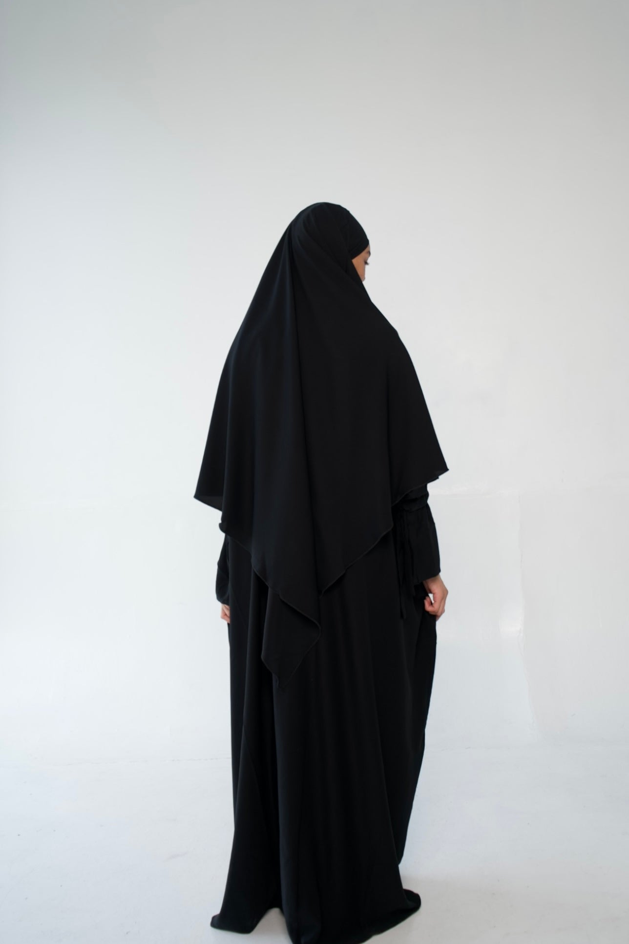 Black Khimar Set