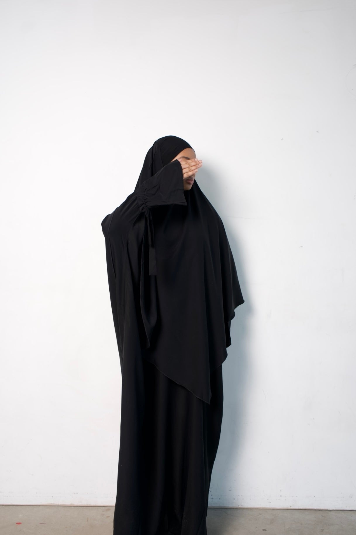 Black Khimar Set