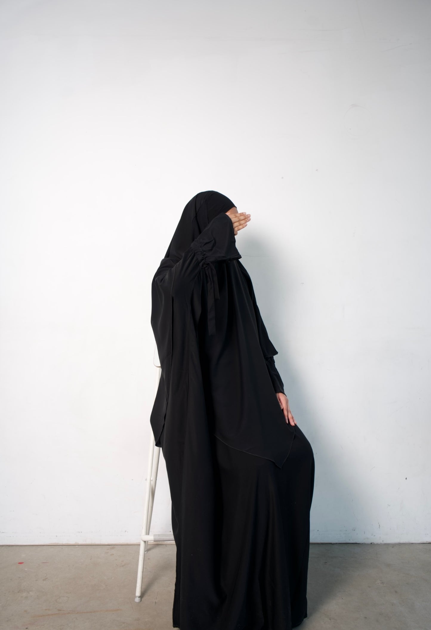 Black Khimar Set