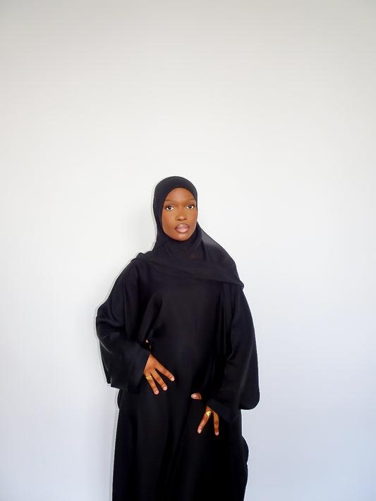 Midnight Batwing Abaya